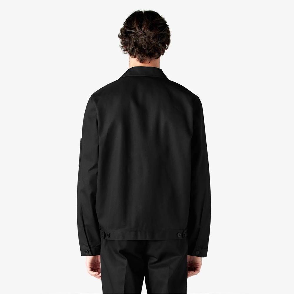 Dickies Unlined Eisenhower "Gas Chore" Jacket Black Size Large NEW - Picture 3 of 14